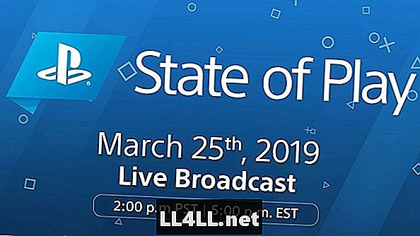 PlayStation Hosting Status för Play Livestream Presentation den 25 mars