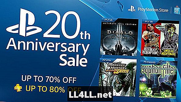 La vendita del 20 ° anniversario di PlayStation