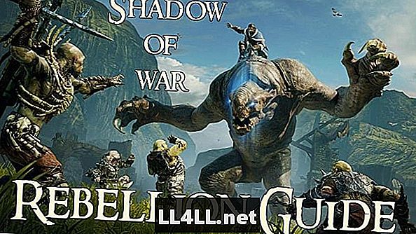 Guide de rébellion Shadow Of War - Jeux