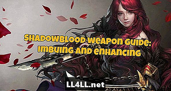 Shadowblood guide til å styrke og imbukke våpen