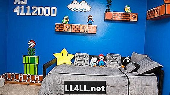 [Slaidrāde] Tētis izveido galīgo Mario guļamistabu viņa pusaudžu meitai