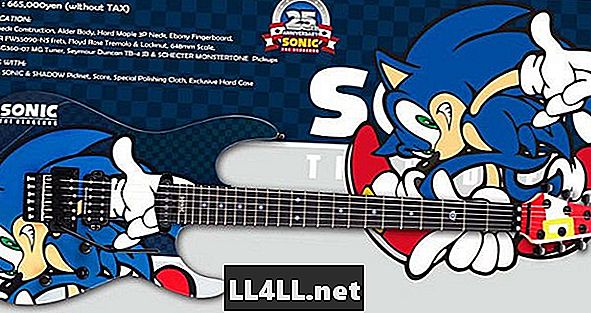 Sonic ir Hedgehog 25. gadadienas ģitāra