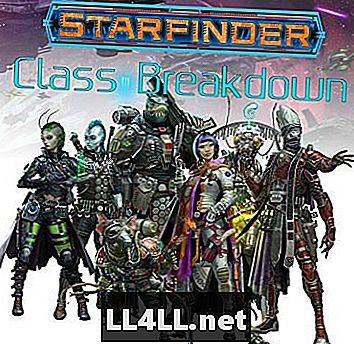 „Starfinder“ išankstinės klasės suskirstymas