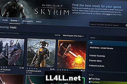 تعمل ميزة Steam على إزالة ميزة الدفع من ورشة Skyrim