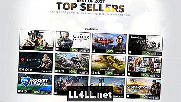 Steam razkriva največje založnike v letu 2017.  t
