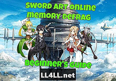 Sword Art Online Memory Defrag Ghidul începătorului