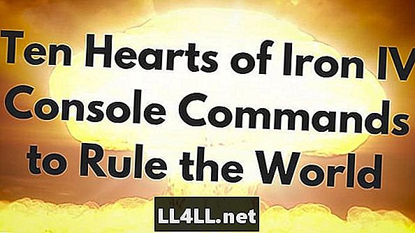 Bảng điều khiển Ten Hearts of Iron IV ra lệnh thống trị thế giới