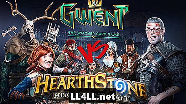 Slaget vid CCG och kolon; Gwent vs & period; Hearthstone - Spel