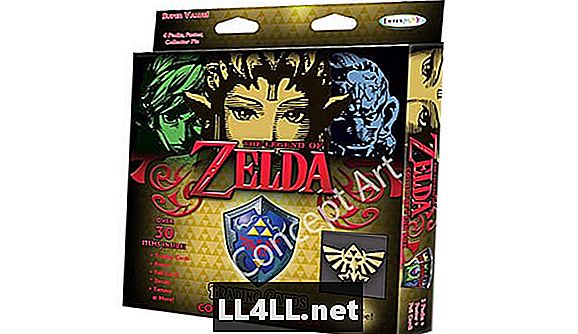 The Legend of Zelda-kaartenspel voor de handel vermeld op de Australische online retailer