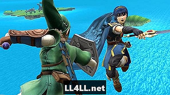 Legenden om Zeldas Link Faces Marth i New Super Smash Bros & periode; Screenshots