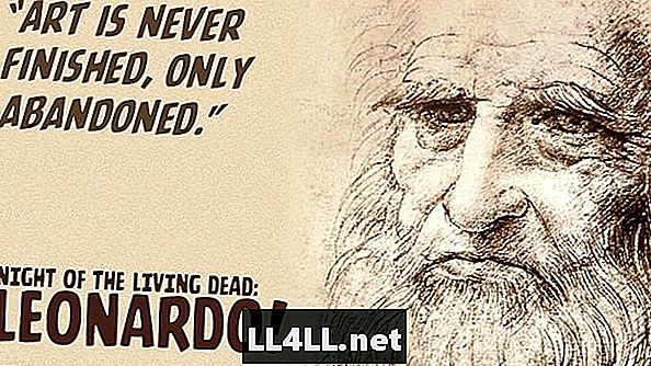 The Living Dead in debelo črevo; Leonardo da Vinci