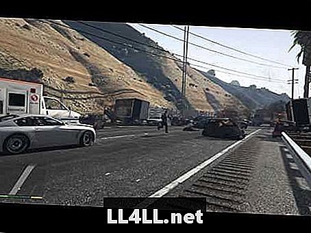 Най-епичната автомобилна катастрофа на Grand Theft Auto V някога