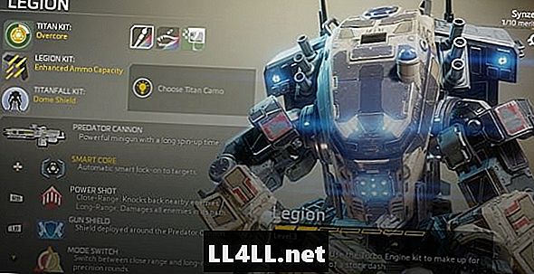 Titanfall 2 Legion Titan Průvodce