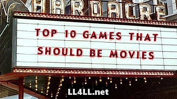 Topp 10 spill som skal gjøres til filmer