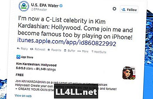 US EPA Water Tweets, jotka koskevat Kim Kardashiania ja kaksoispisteitä; hollywood