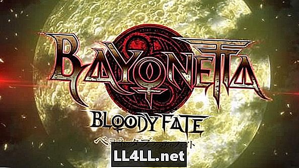 Titta på kulorna flyga i den engelska dubbed Bayonetta & colon; Bloody Fate Trailer