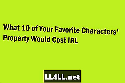 내가 좋아하는 캐릭터의 10 점은 IRL 비용이 듭니다.