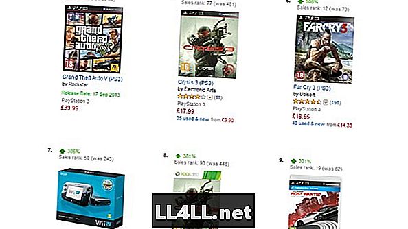 Wii U Продажби на Amazon & период, сътрудничество & период; Великобритания Виж Значително Увеличаване След Xbox Един Разкрие