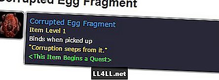World of Warcraft Legion & colon; Oštećeno objašnjenje fragmenta jaja