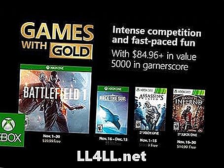 Xbox-spil med guld November-opkald annonceret