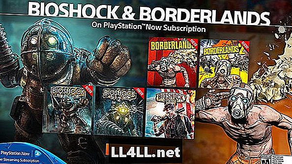 Možete igrati Borderlands i Bioshock igre na PlayStation Now