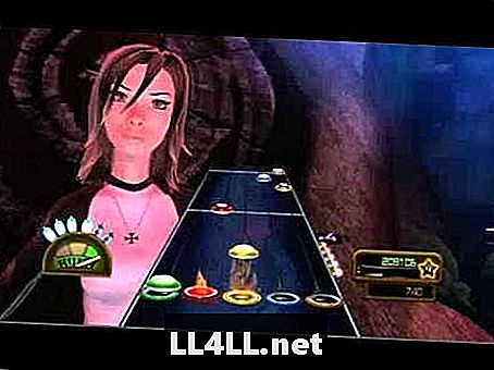 YouTube snema videoposnetek in vejico Guitar Hero igralca; ponovi ga